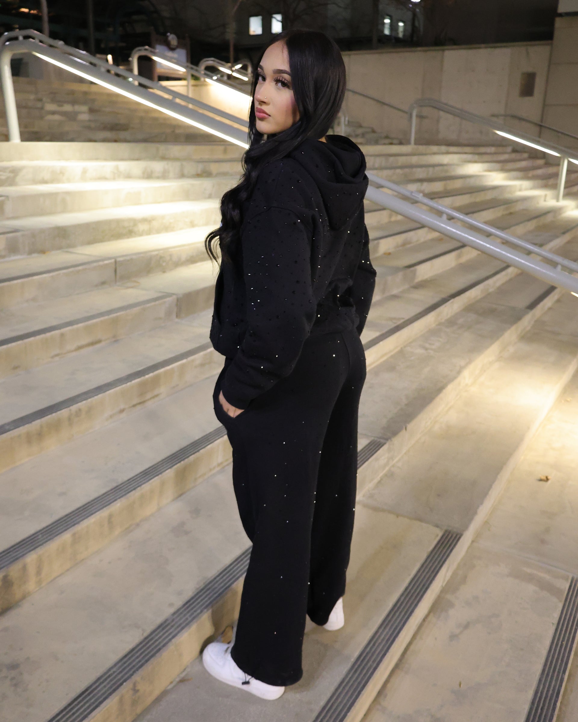 RHINESTONE TRACKSUIT