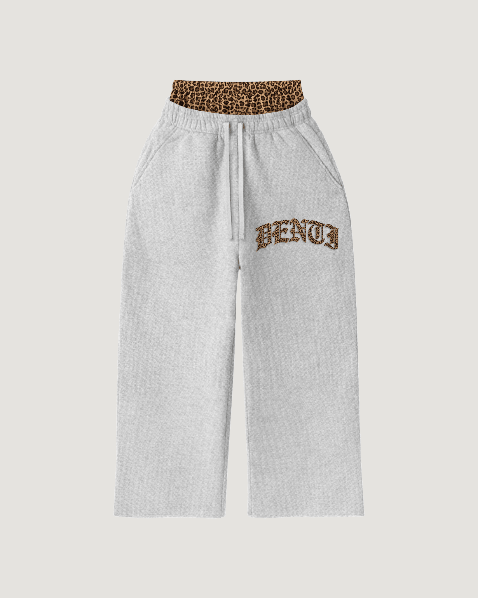 LEOPARD SWEATPANTS - Project Denti