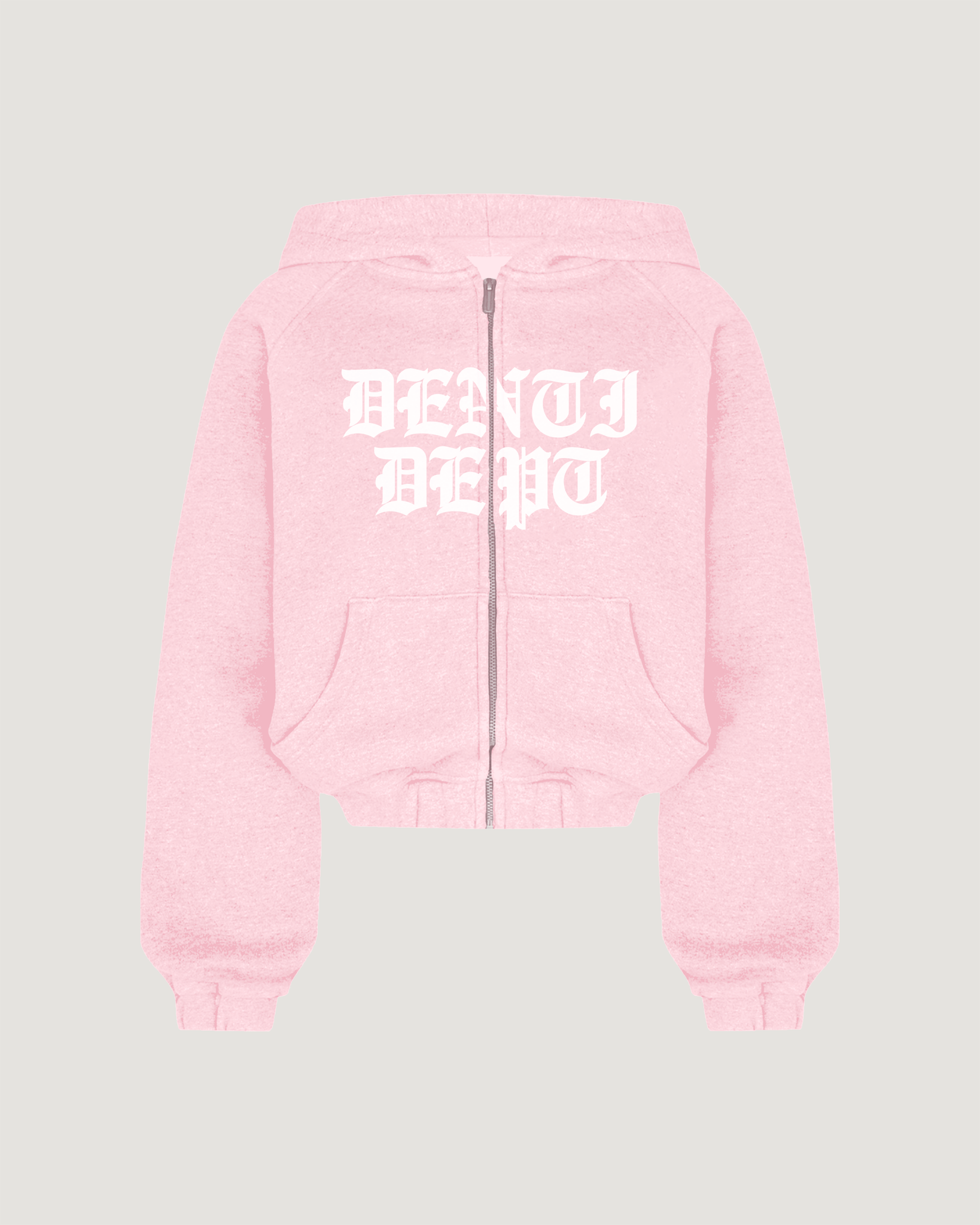 Pink Zip Hoodie - Project Denti